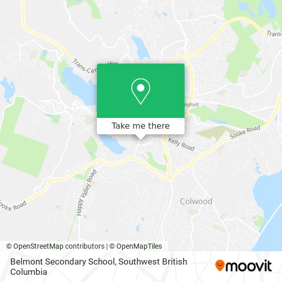 Belmont Secondary School map