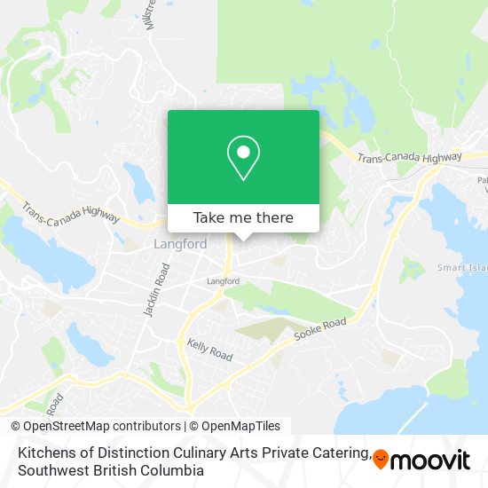 Kitchens of Distinction Culinary Arts Private Catering map