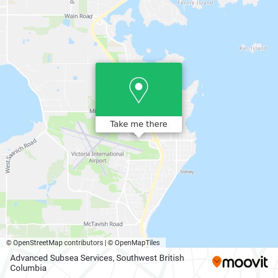 Advanced Subsea Services map