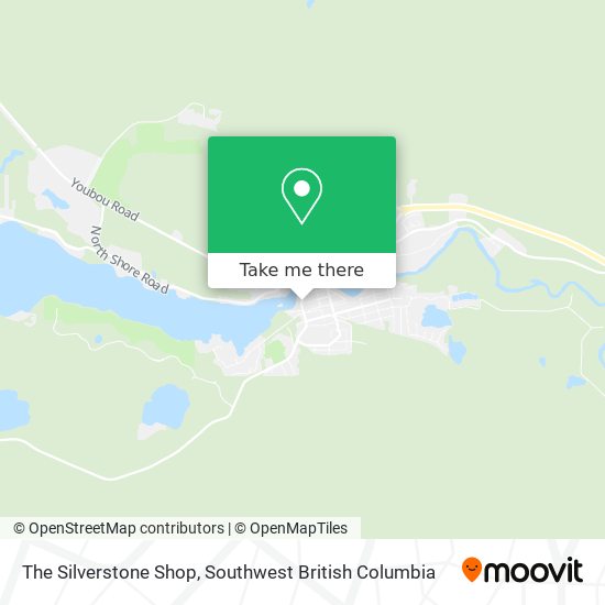 The Silverstone Shop map