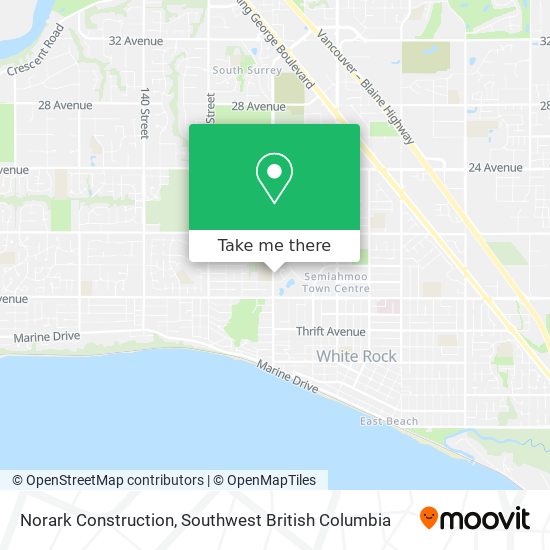 Norark Construction map