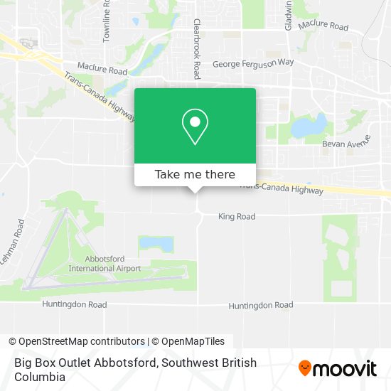 Big Box Outlet Abbotsford map