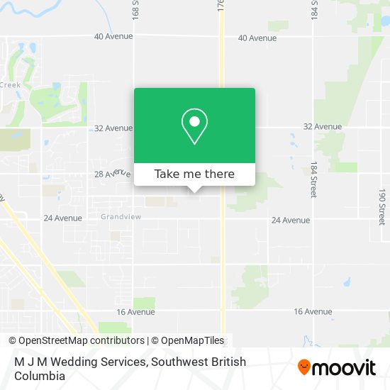 M J M Wedding Services map