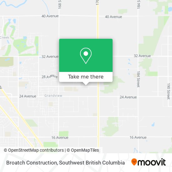 Broatch Construction map