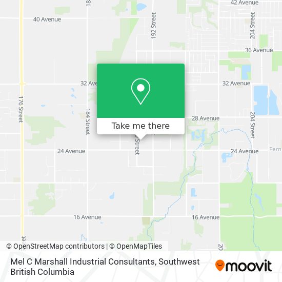 Mel C Marshall Industrial Consultants map