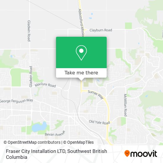 Fraser City Installation LTD map