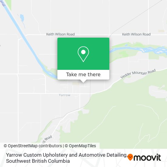 Yarrow Custom Upholstery and Automotive Detailing map