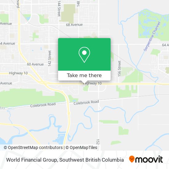 World Financial Group map