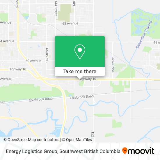 Energy Logistics Group map