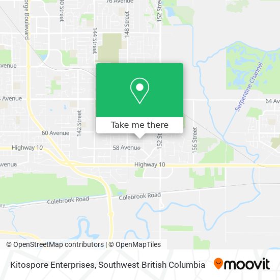 Kitospore Enterprises map