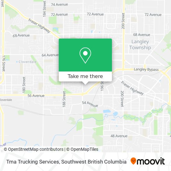 Tma Trucking Services map