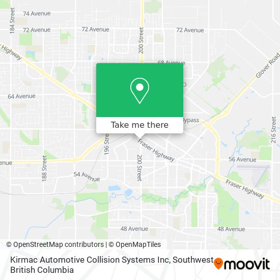 Kirmac Automotive Collision Systems Inc map