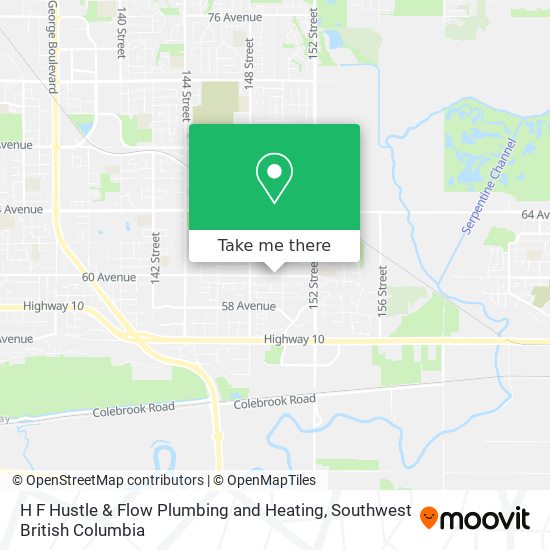 H F Hustle & Flow Plumbing and Heating map