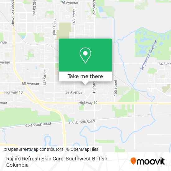 Rajni's Refresh Skin Care map