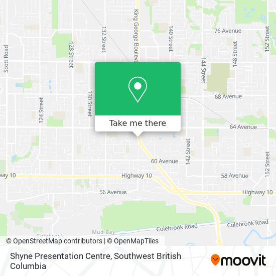 Shyne Presentation Centre map