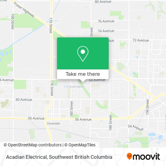 Acadian Electrical map