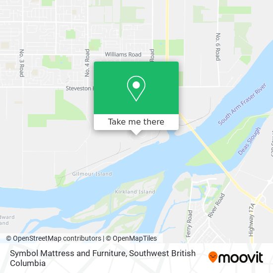 Symbol Mattress and Furniture map