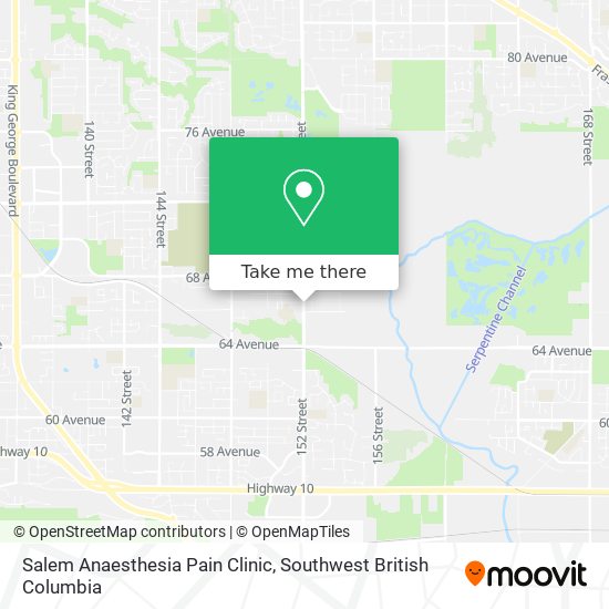 Salem Anaesthesia Pain Clinic map
