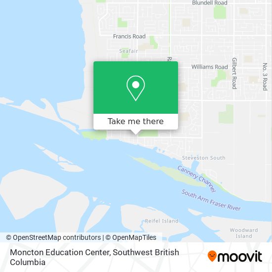 Moncton Education Center map