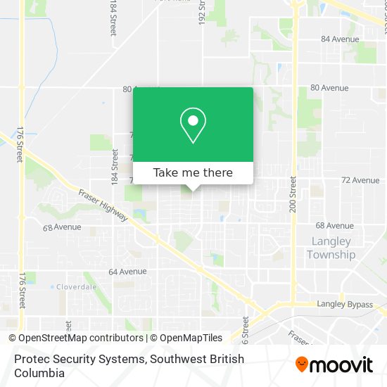 Protec Security Systems map