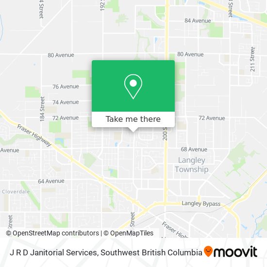 J R D Janitorial Services map