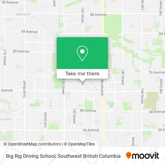 Big Rig Driving School map