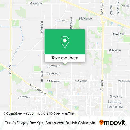 Trina's Doggy Day Spa map