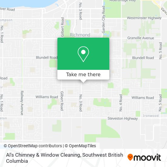 Al's Chimney & Window Cleaning map