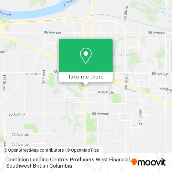 Dominion Lending Centres Producers West Financial map