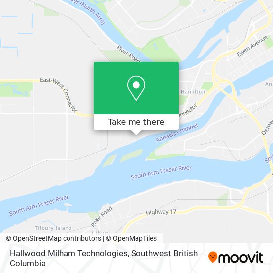 Hallwood Milham Technologies map