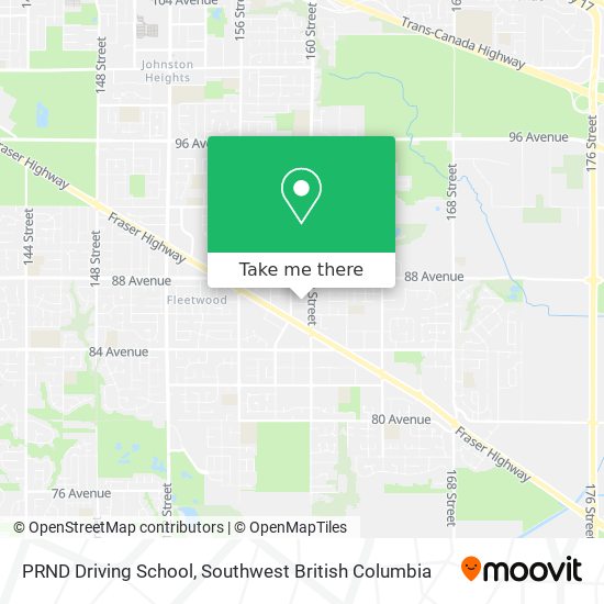 PRND Driving School map