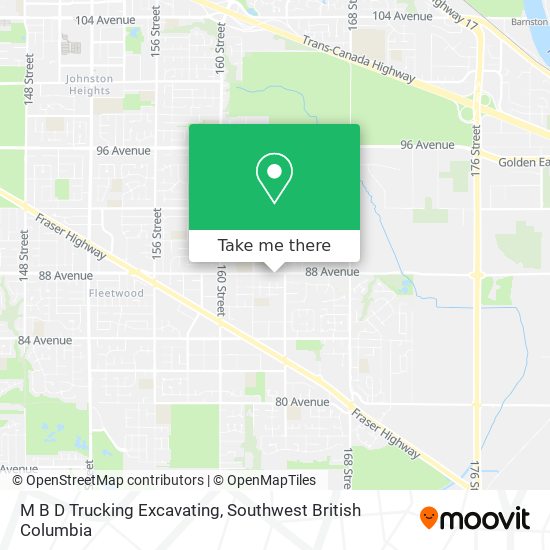 M B D Trucking Excavating plan