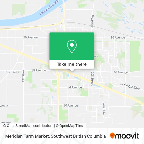 Meridian Farm Market map