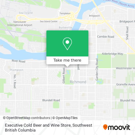 Executive Cold Beer and Wine Store map