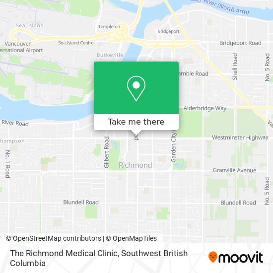 The Richmond Medical Clinic map