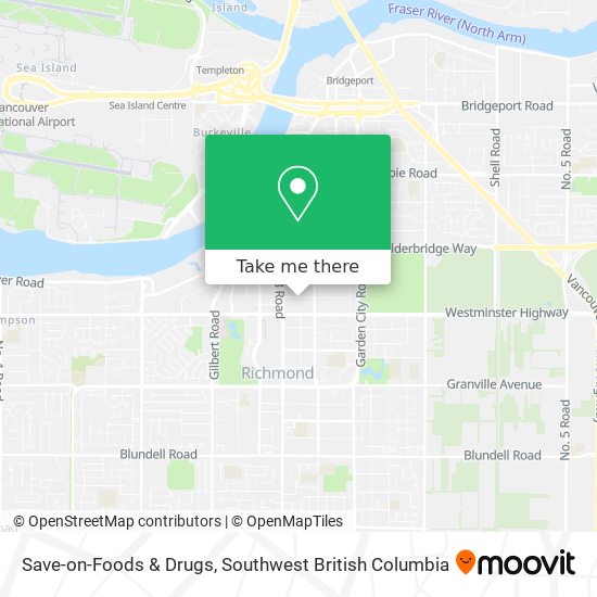 Save-on-Foods & Drugs map