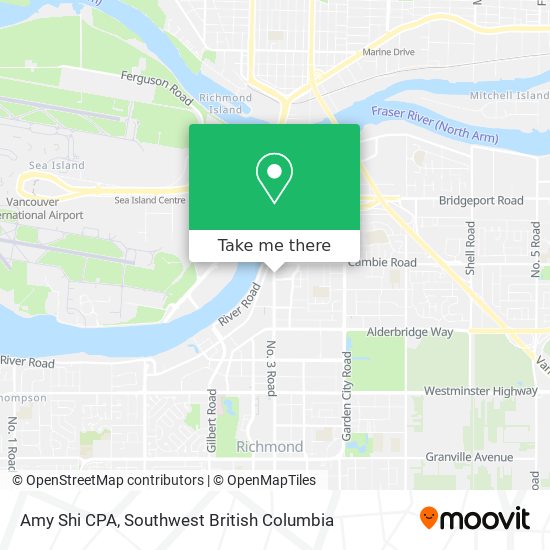 Amy Shi CPA map