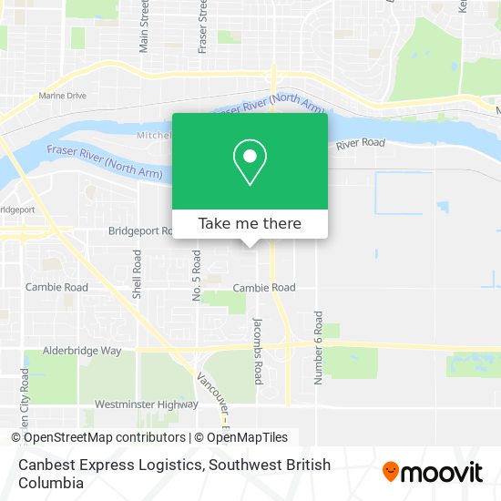 Canbest Express Logistics map