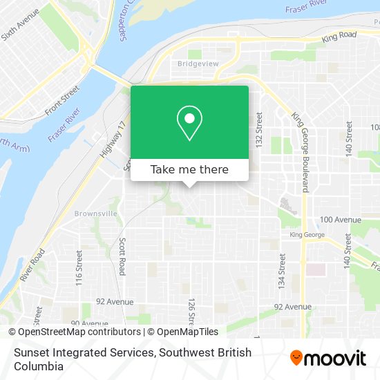 Sunset Integrated Services map