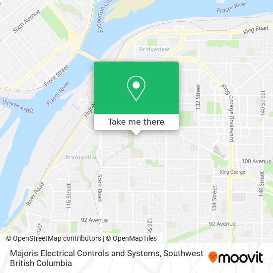 Majoris Electrical Controls and Systems map