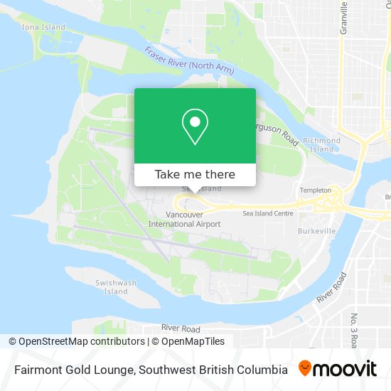 Fairmont Gold Lounge map