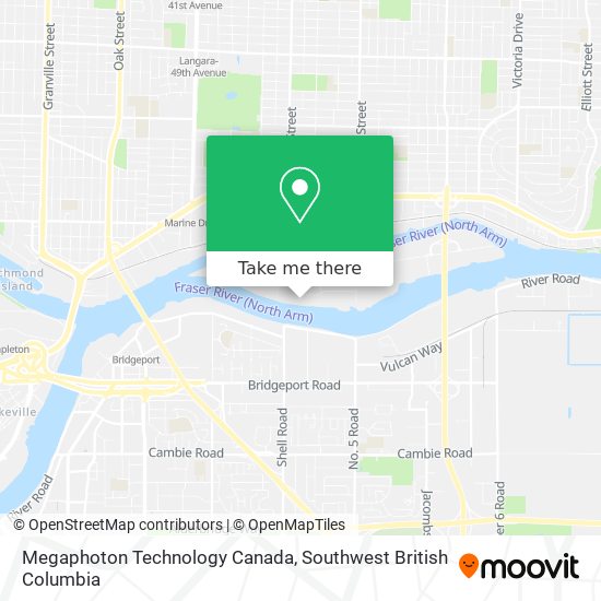 Megaphoton Technology Canada map