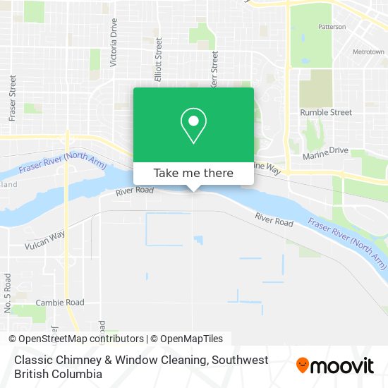 Classic Chimney & Window Cleaning map