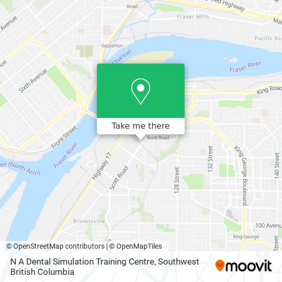 N A Dental Simulation Training Centre map