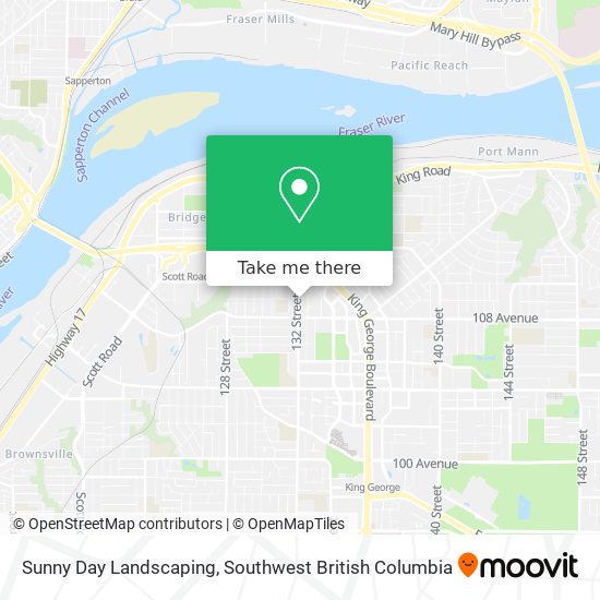 Sunny Day Landscaping map