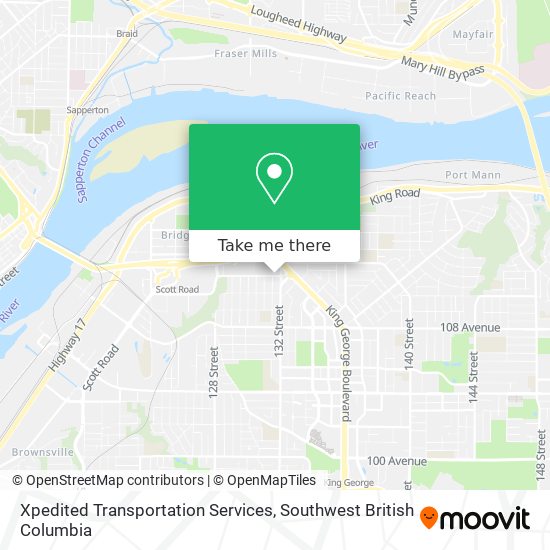 Xpedited Transportation Services map
