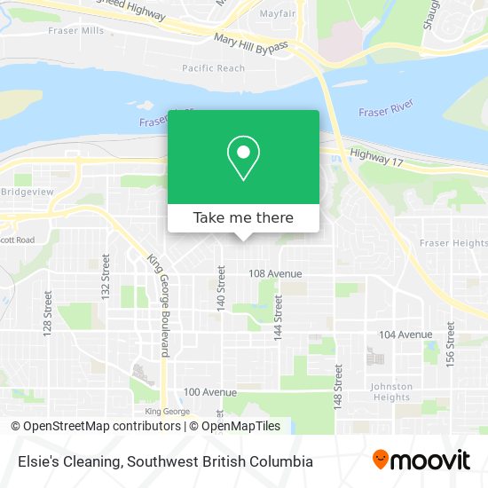 Elsie's Cleaning map