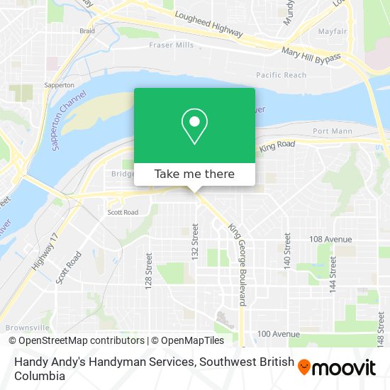 Handy Andy's Handyman Services map