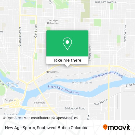 New Age Sports map