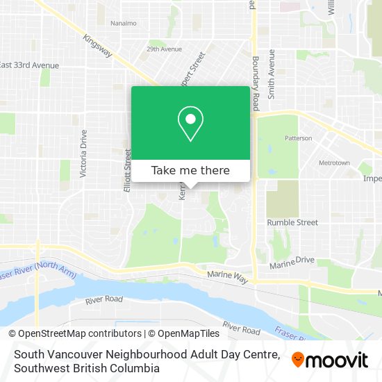 South Vancouver Neighbourhood Adult Day Centre map